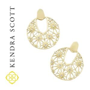 NEW | Kendra Scott | Nova Sparkling Starburst Earrings in Gold (RET $58)